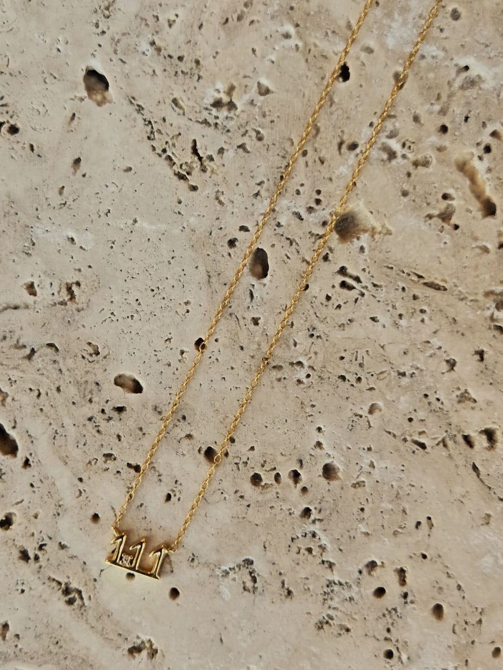 111 Angel numbers necklace - New beginnings and intuition