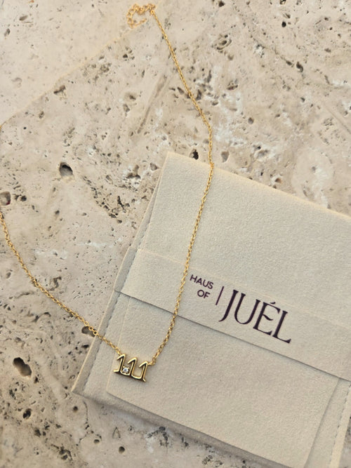 111 Angel numbers necklace - New beginnings and intuition