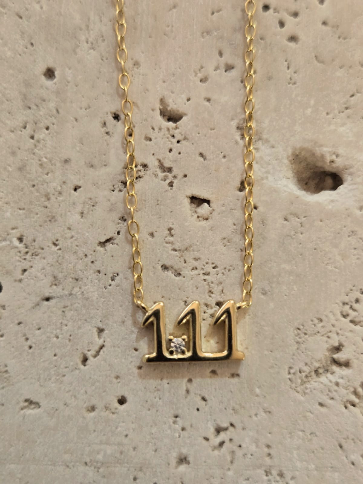111 Angel numbers necklace - New beginnings and intuition