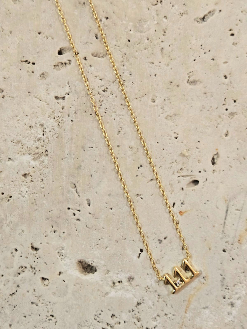 111 Angel numbers necklace - New beginnings and intuition