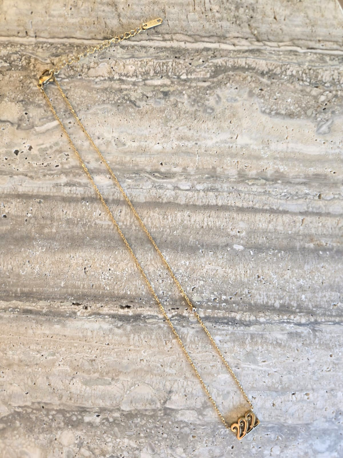 222 Angel numbers necklace - Balance, Harmony and Alignment