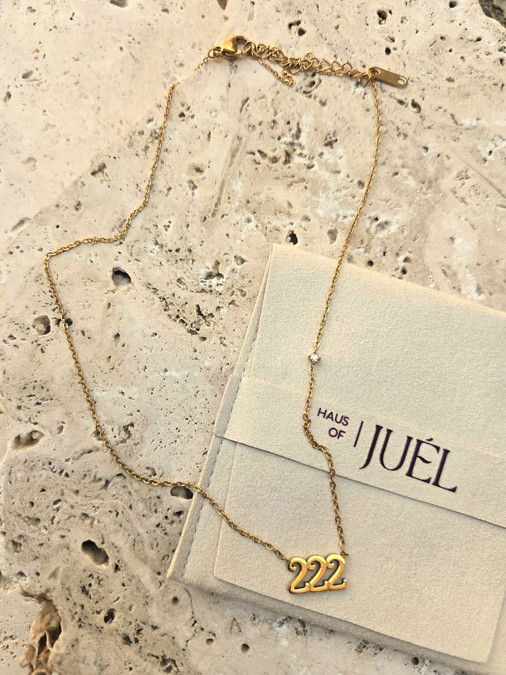 222 Angel numbers necklace - Balance, Harmony and Alignment