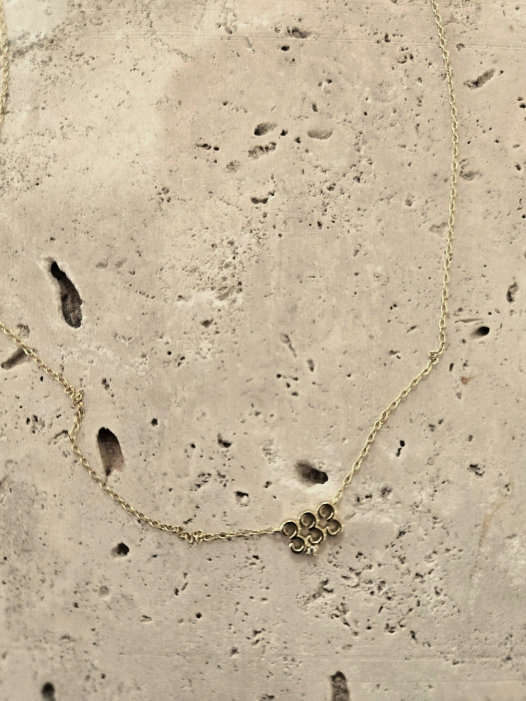 333 Angel numbers necklace - Support, growth and awakening