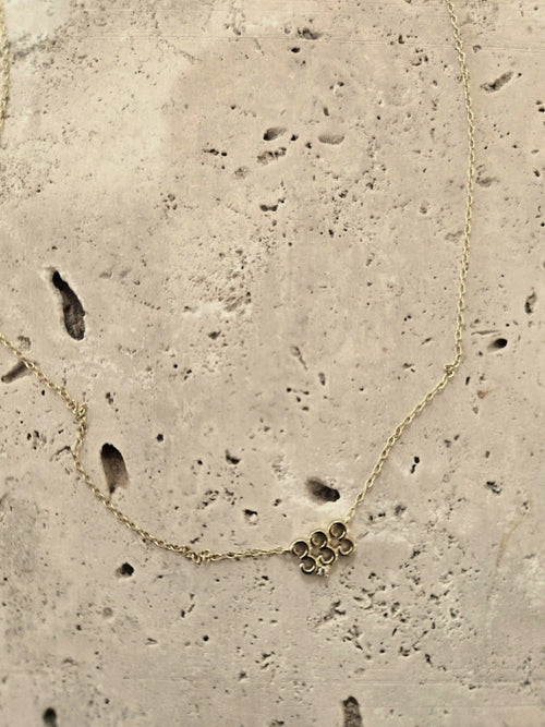 333 Angel numbers necklace - Support, growth and awakening