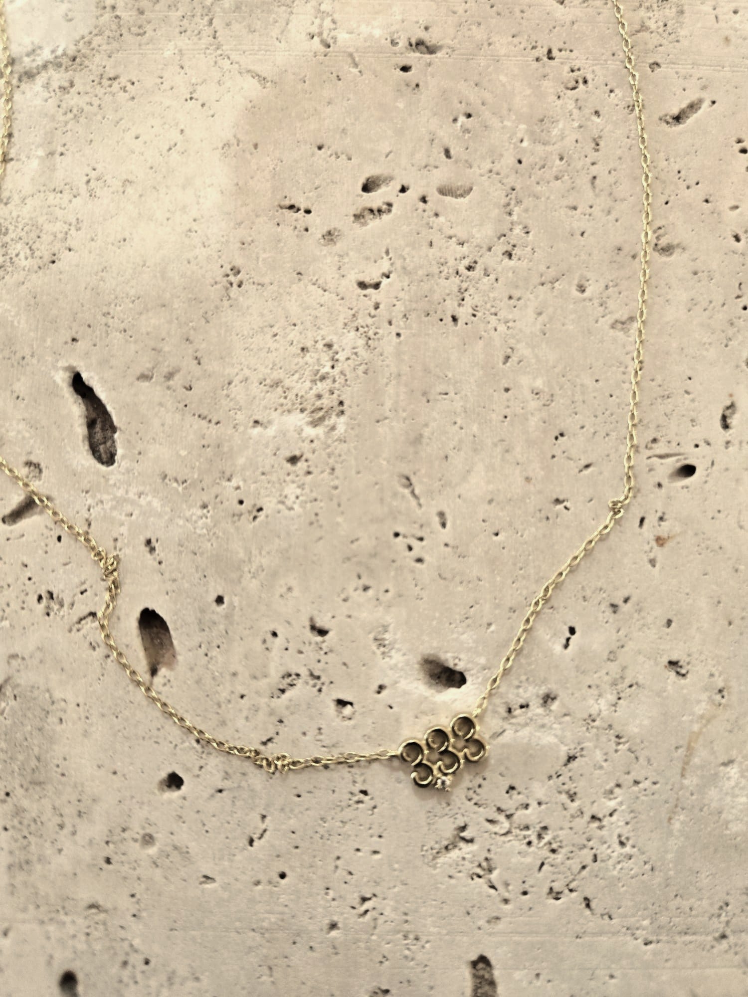 333 Angel numbers necklace - Support, growth and awakening