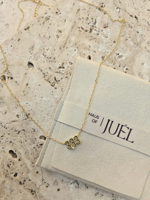 333 Angel numbers necklace - Support, growth and awakening