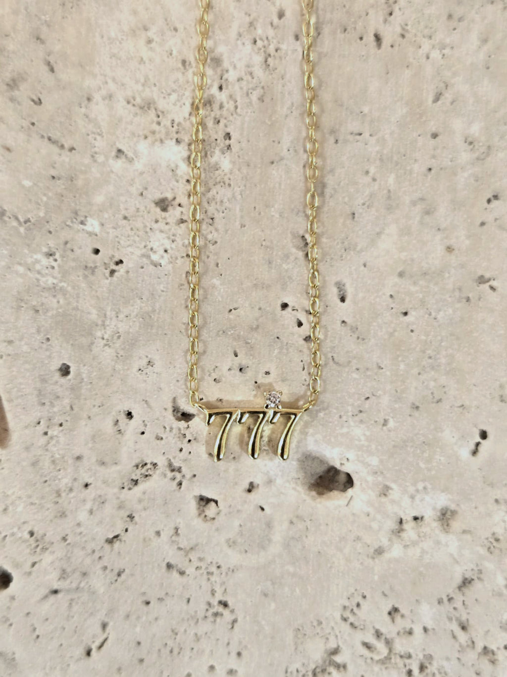 777 Angel numbers necklace - Spiritual Growth, Development and Luck