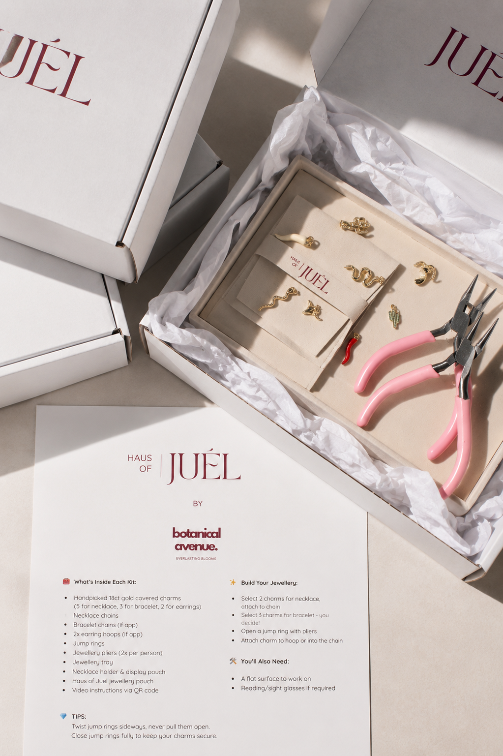 DIY Gold Charm Making Kit