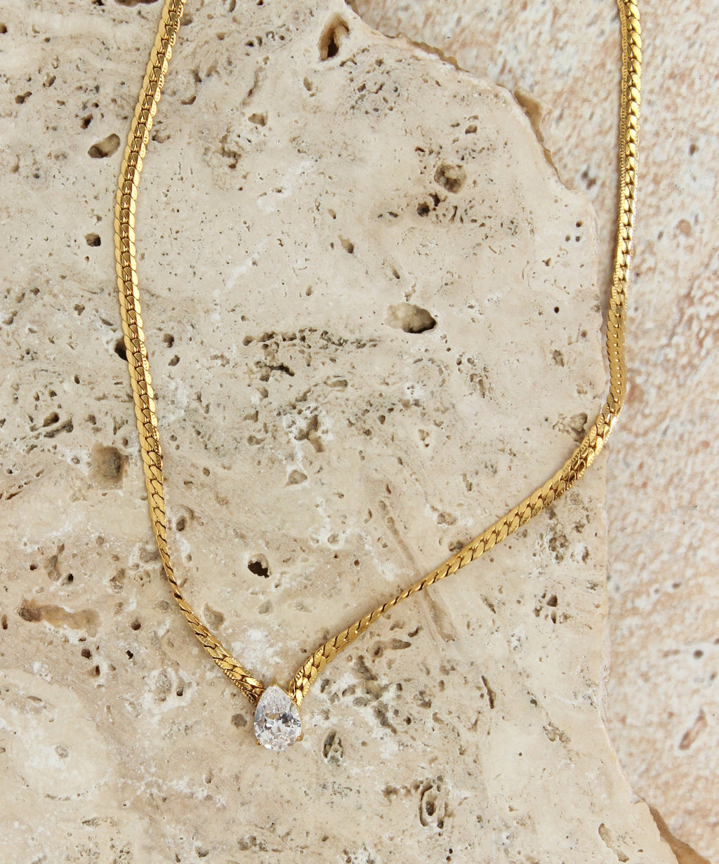 Aurelia Teardrop Necklace
