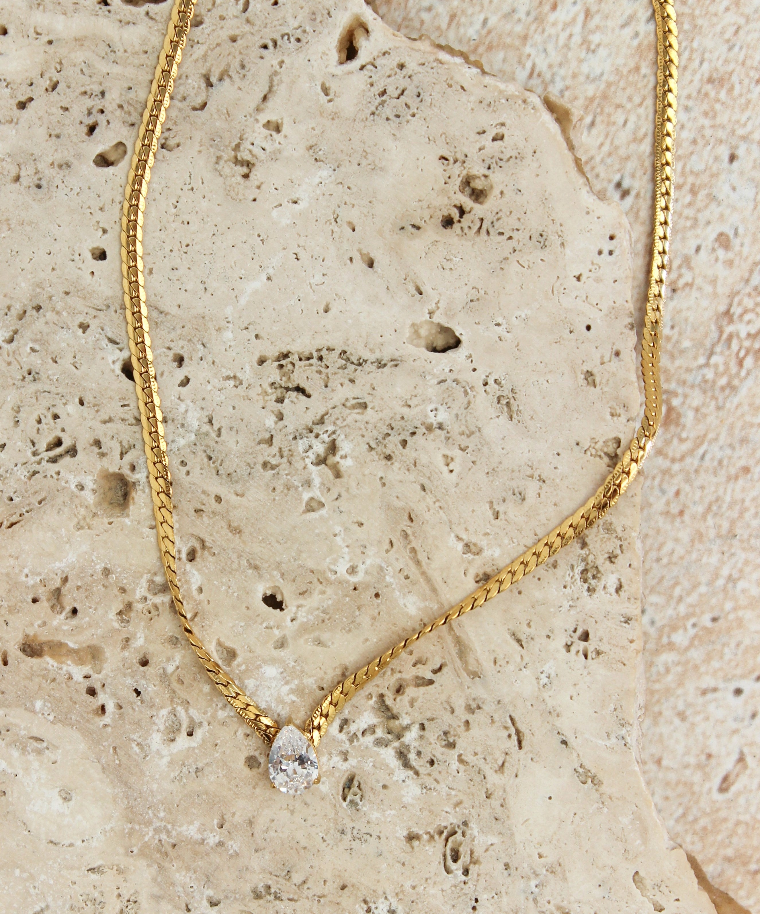 Aurelia Teardrop Necklace