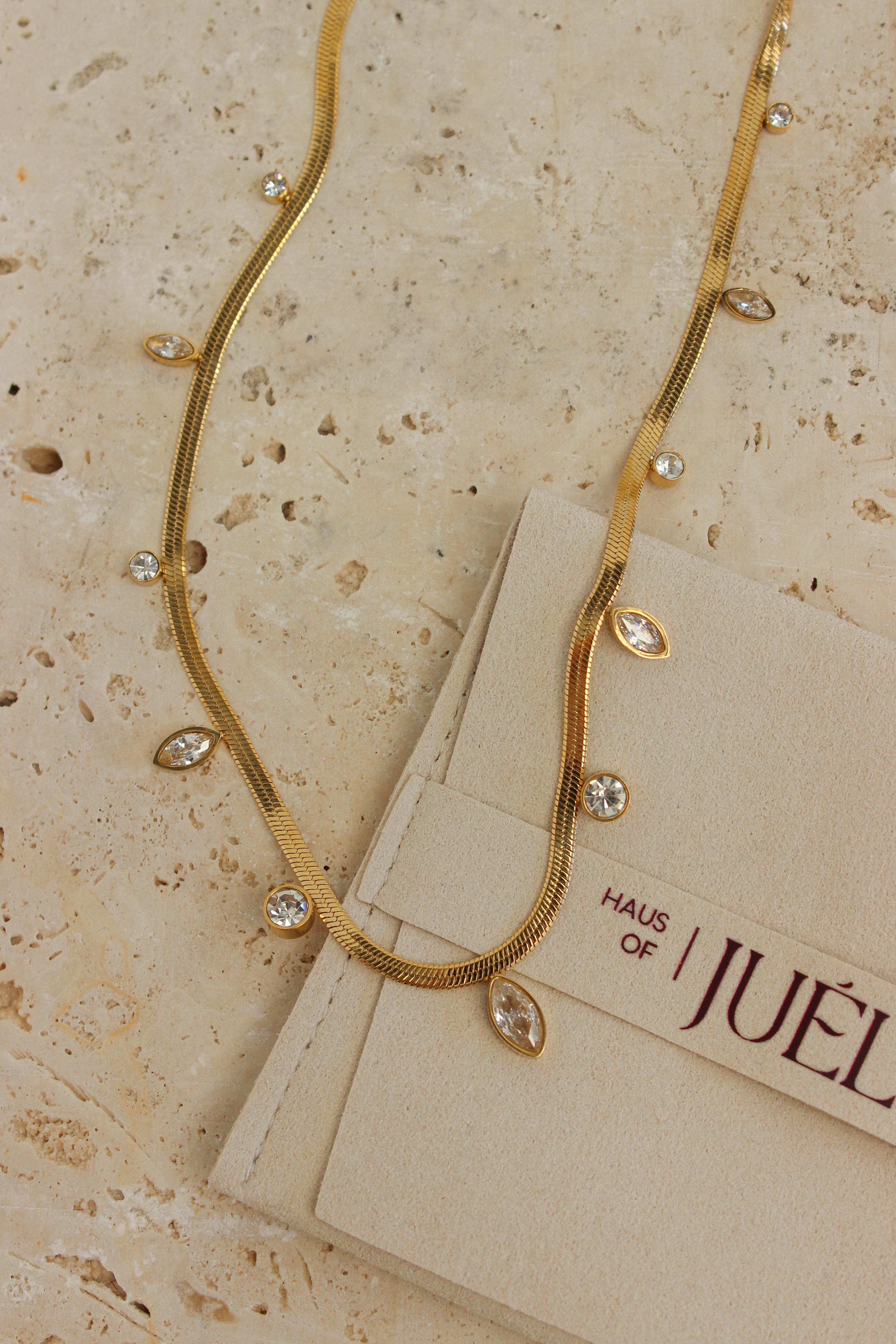 Marquise Snake Chain necklace