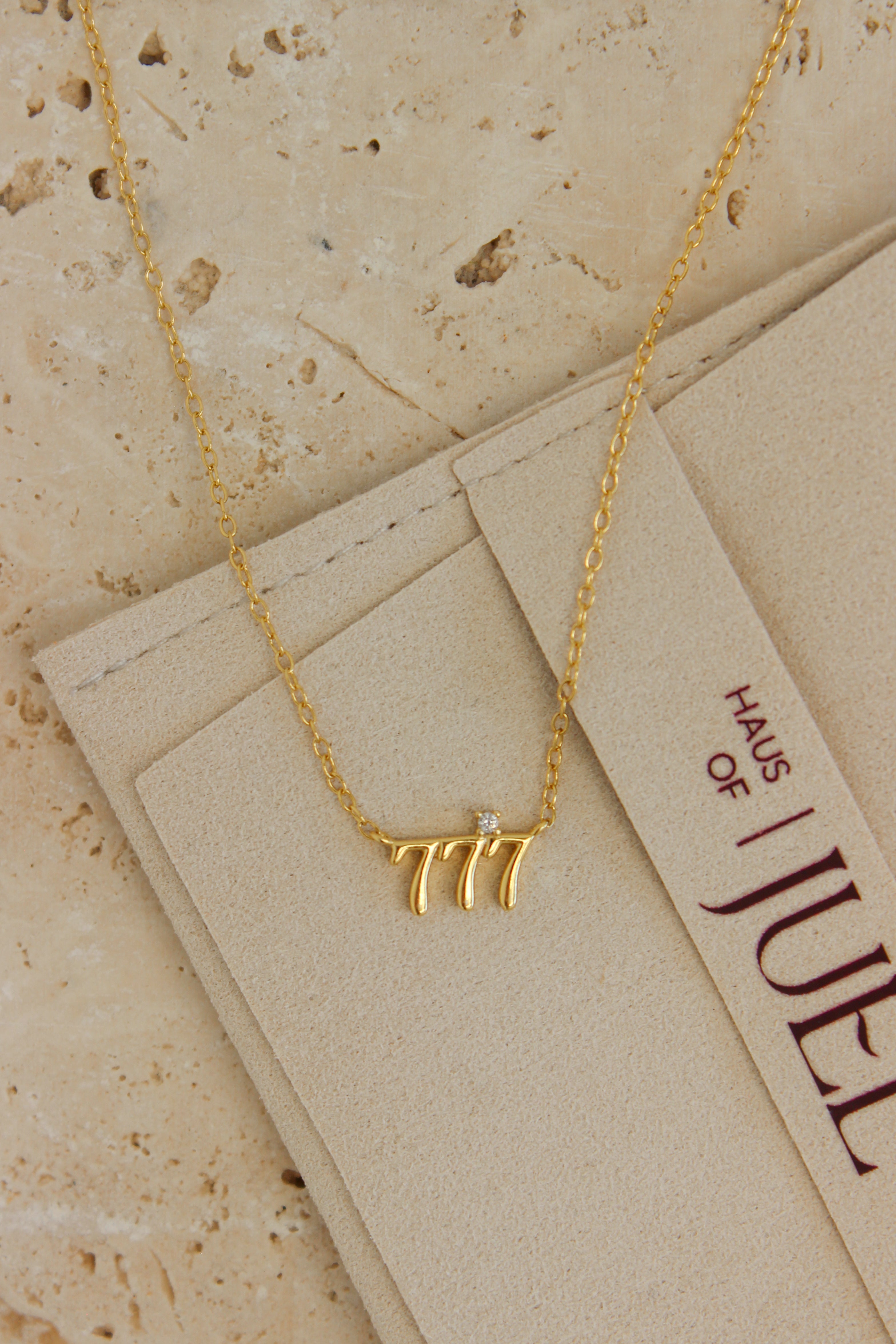 777 Angel numbers necklace - Spiritual Growth, Development and Luck