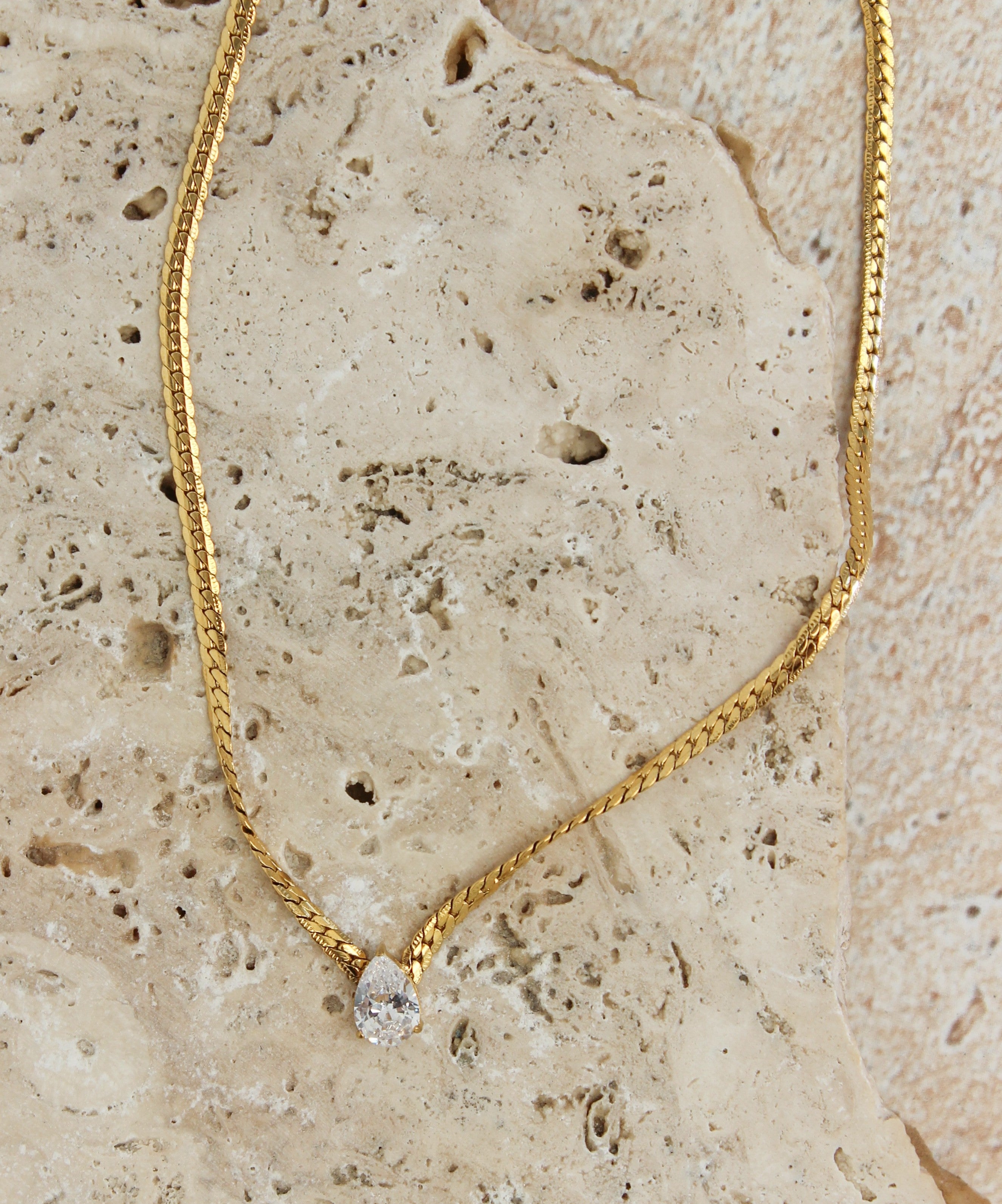 Aurelia Teardrop Necklace