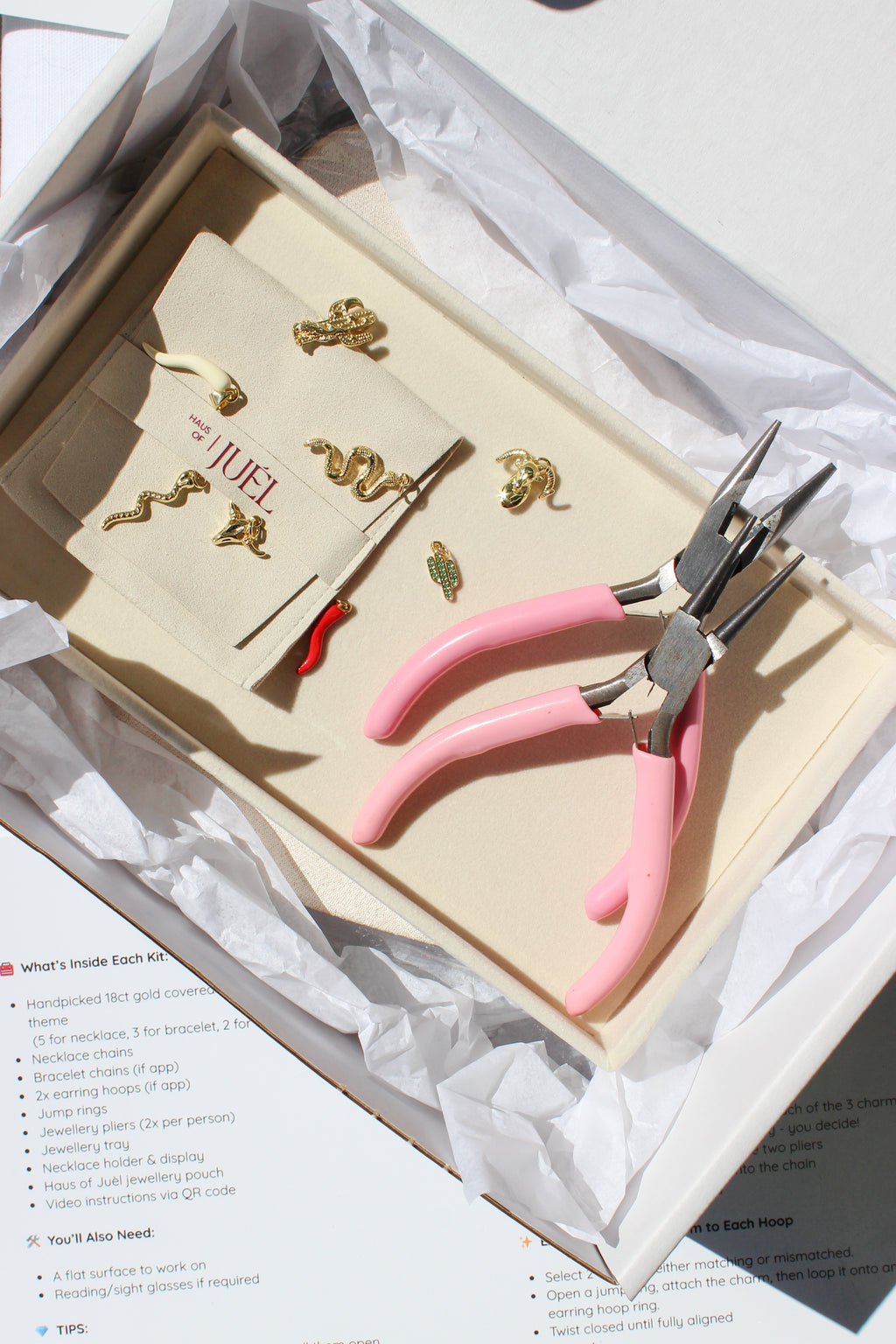 DIY Gold Charm Making Kit