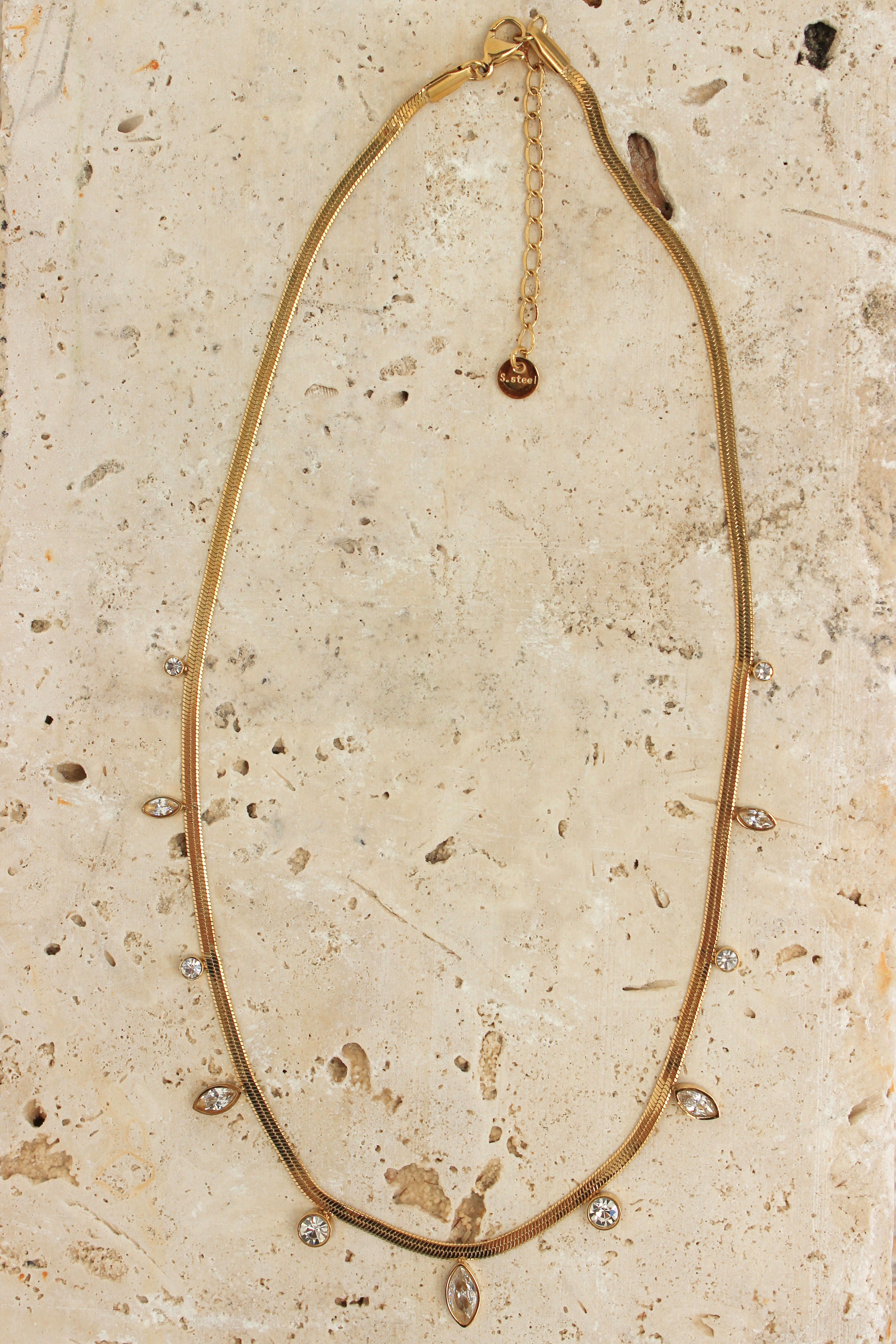 Marquise Snake Chain necklace