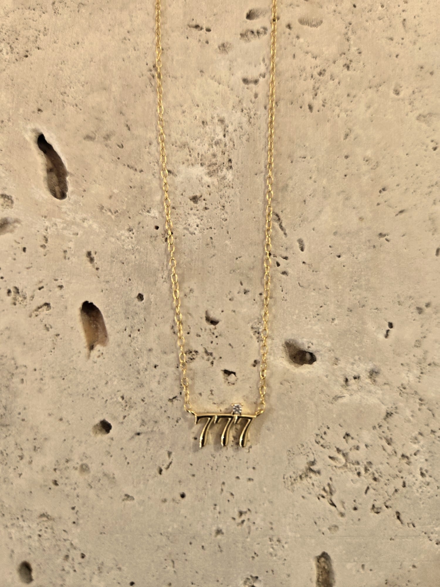 777 Angel numbers necklace - Spiritual Growth, Development and Luck