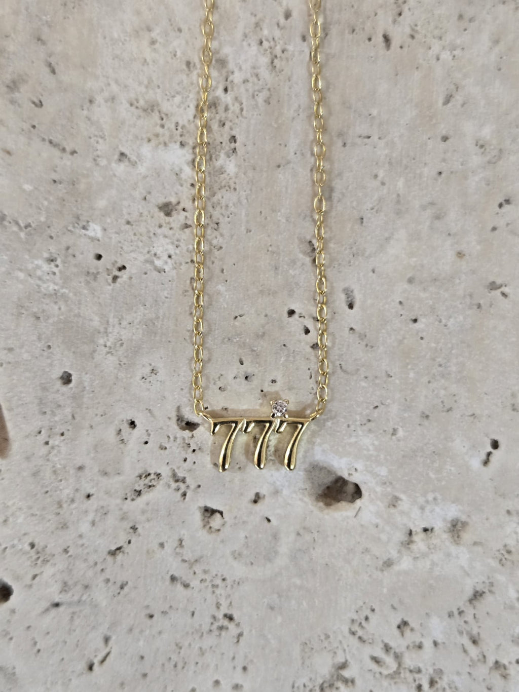 777 Angel numbers necklace - Spiritual Growth, Development and Luck