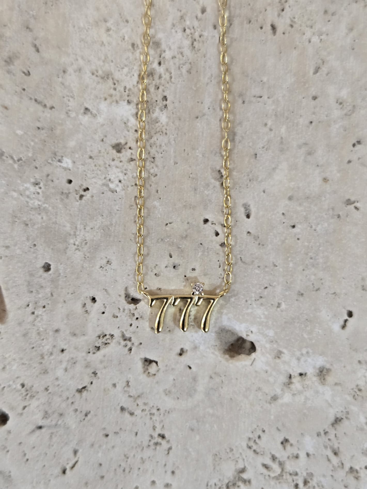 777 Angel numbers necklace - Spiritual Growth, Development and Luck