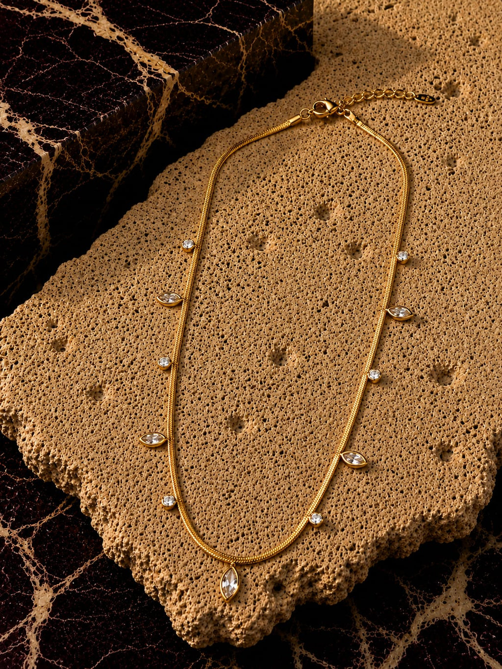 Marquise Snake Chain necklace