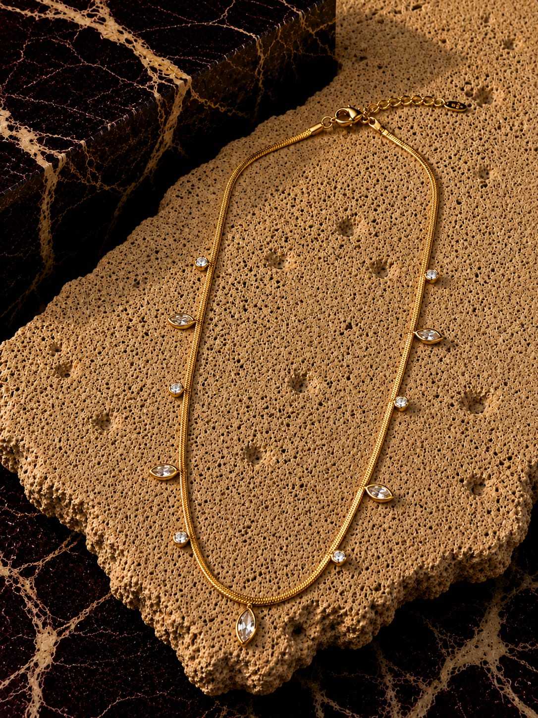 Marquise Snake Chain necklace