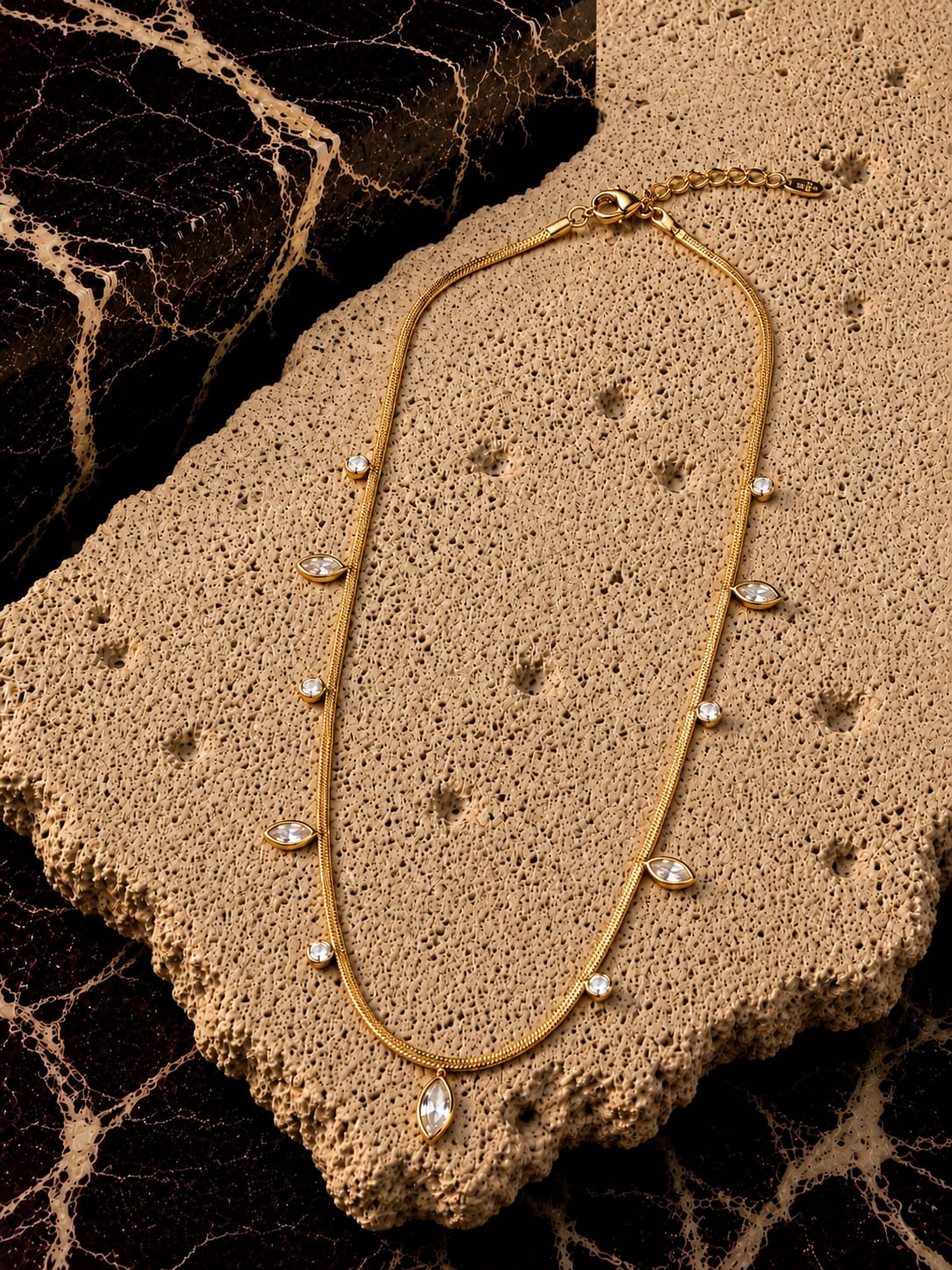 Marquise Snake Chain necklace