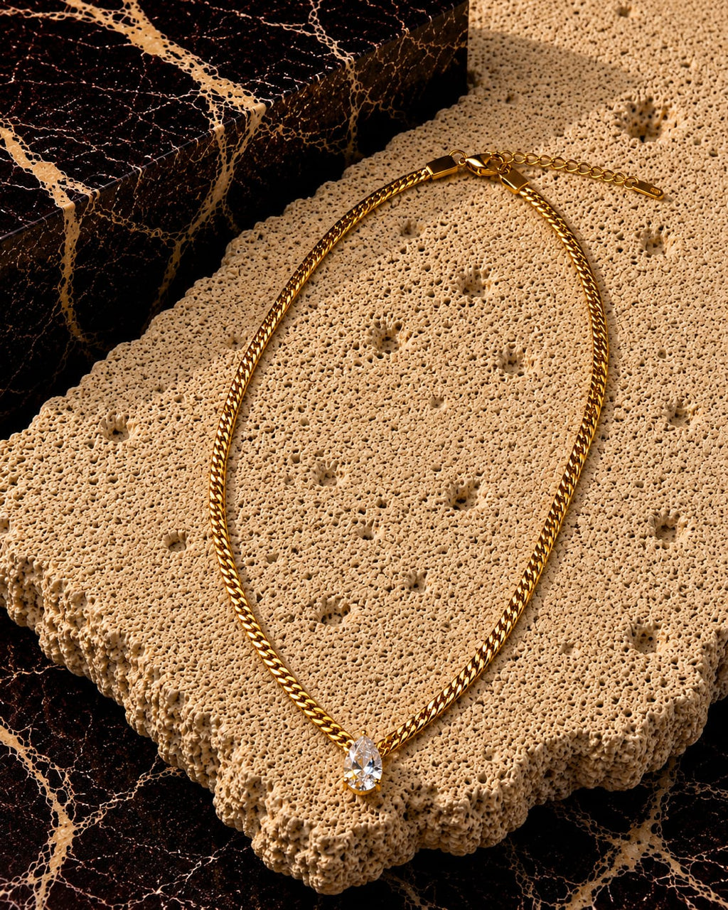 Aurelia Teardrop Necklace