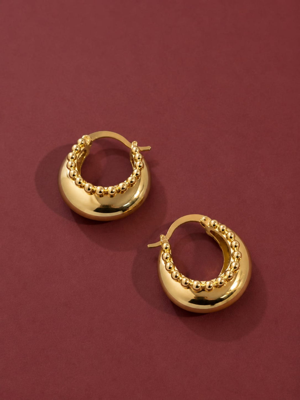 Aurela Studded Hoops