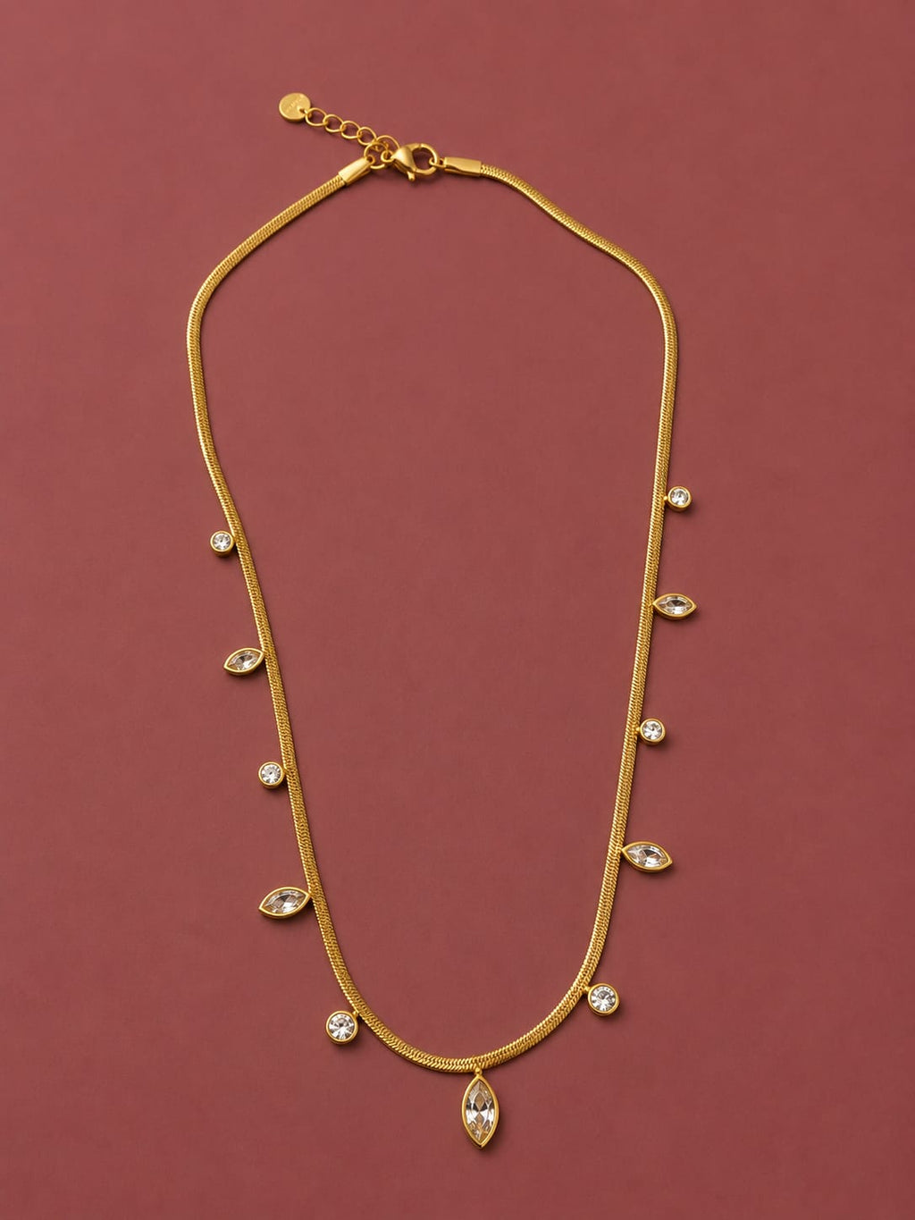 Marquise Snake Chain necklace