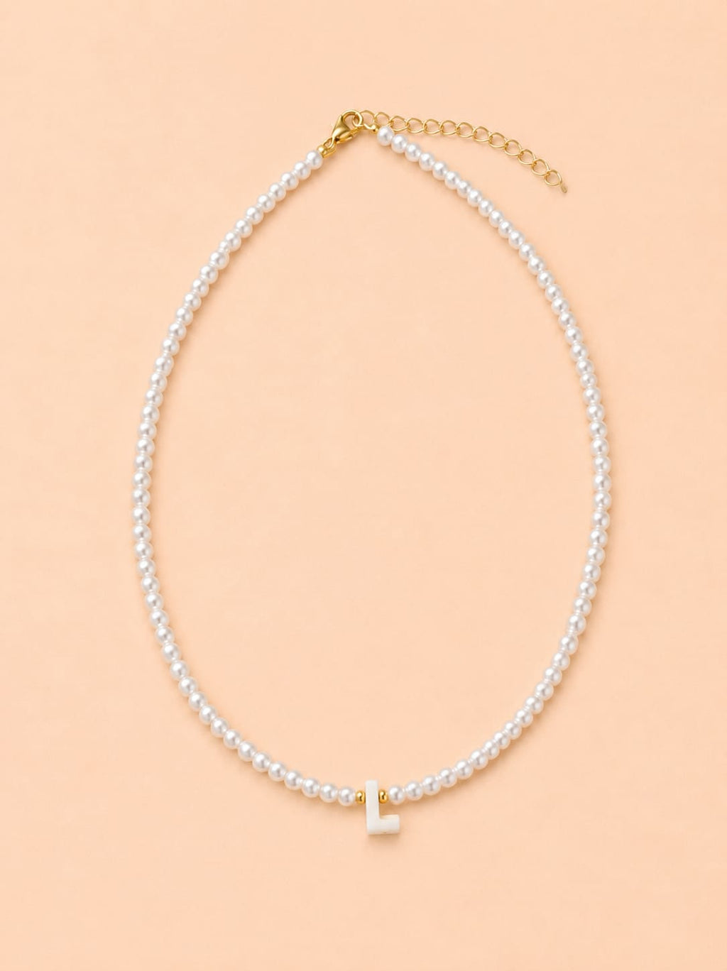 Isla Pearl Initial Necklace