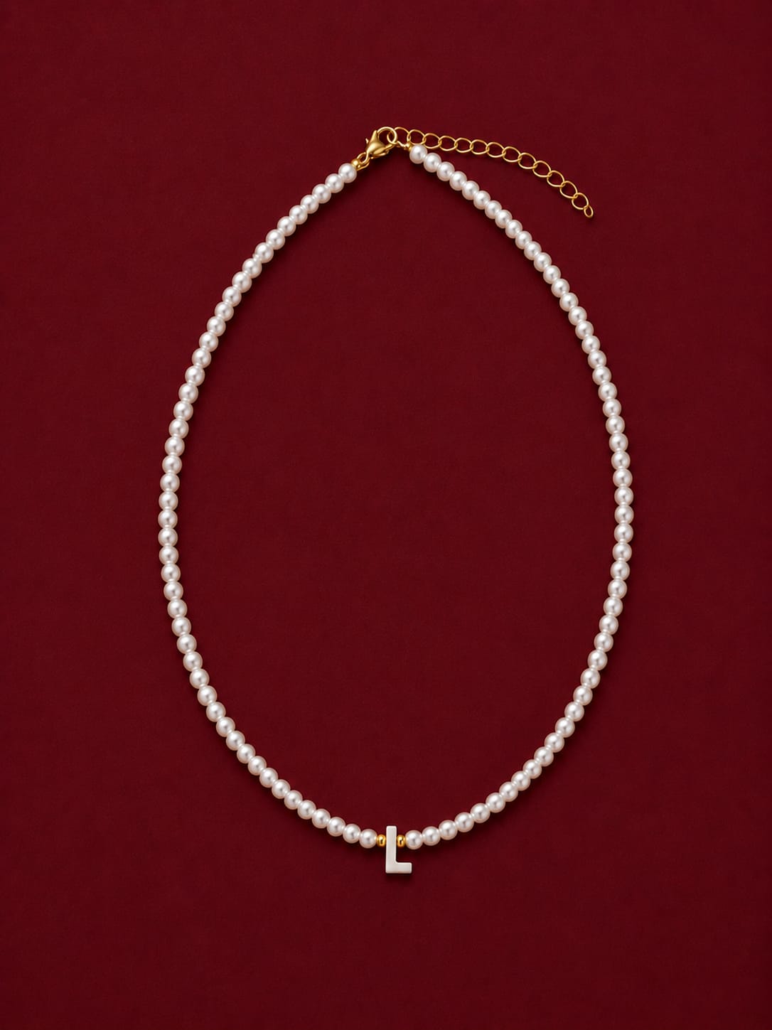 Isla Pearl Initial Necklace